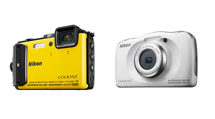 Dos nuevas cámaras resistentes al agua y caídas, de Nikon